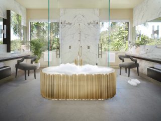 A luxury bath of relax